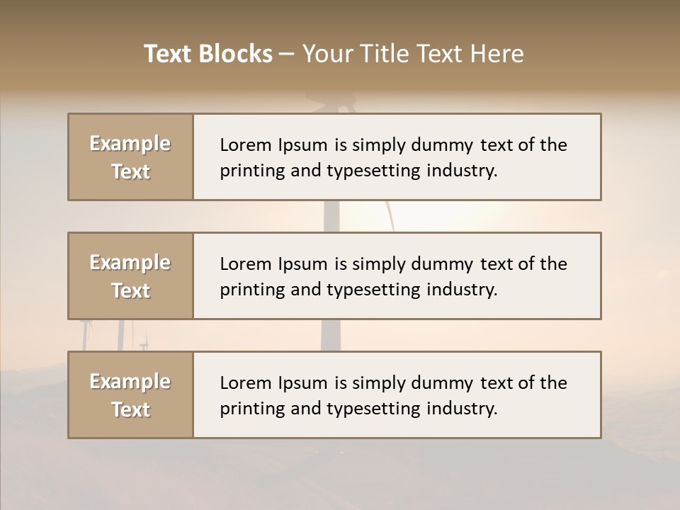 Sustainable Energy Cycle PowerPoint Template