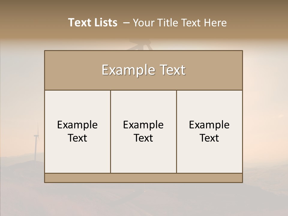 Sustainable Energy Cycle PowerPoint Template