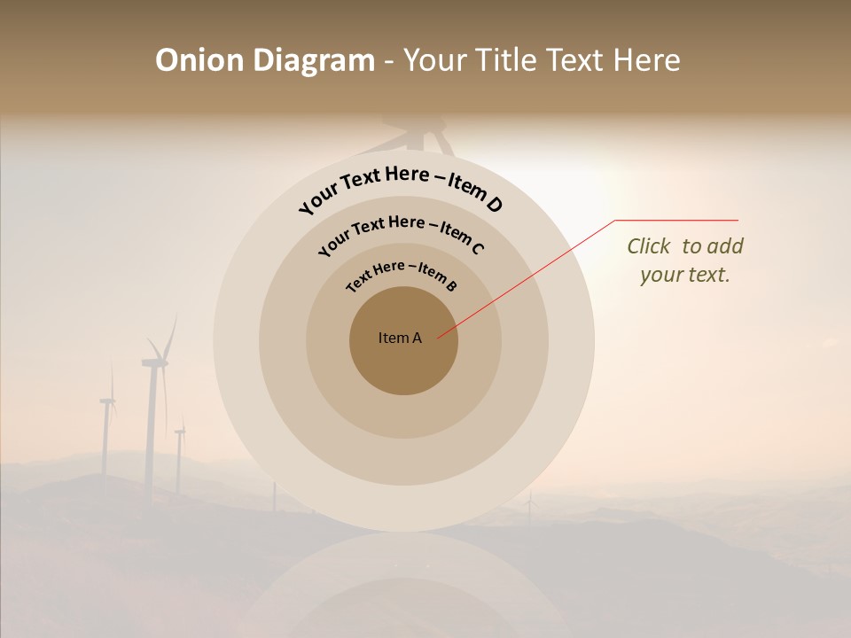 Sustainable Energy Cycle PowerPoint Template
