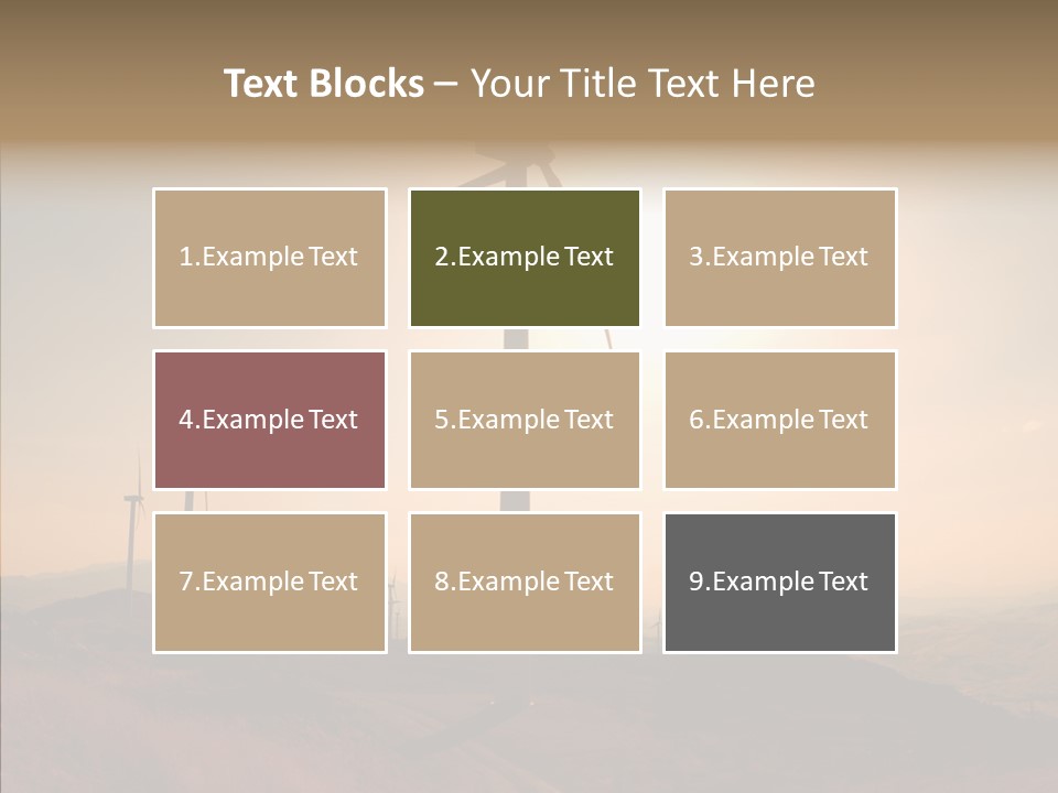 Sustainable Energy Cycle PowerPoint Template