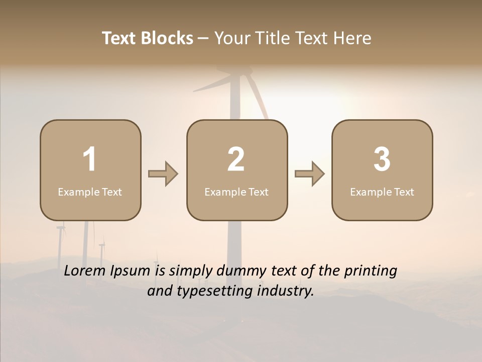 Sustainable Energy Cycle PowerPoint Template