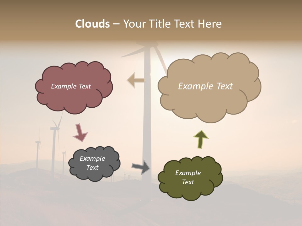 Sustainable Energy Cycle PowerPoint Template
