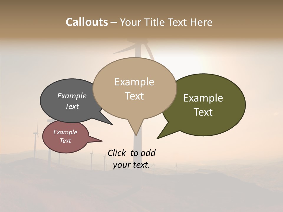 Sustainable Energy Cycle PowerPoint Template