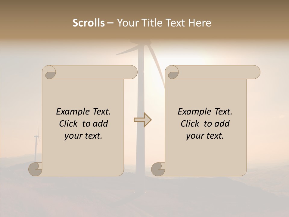 Sustainable Energy Cycle PowerPoint Template