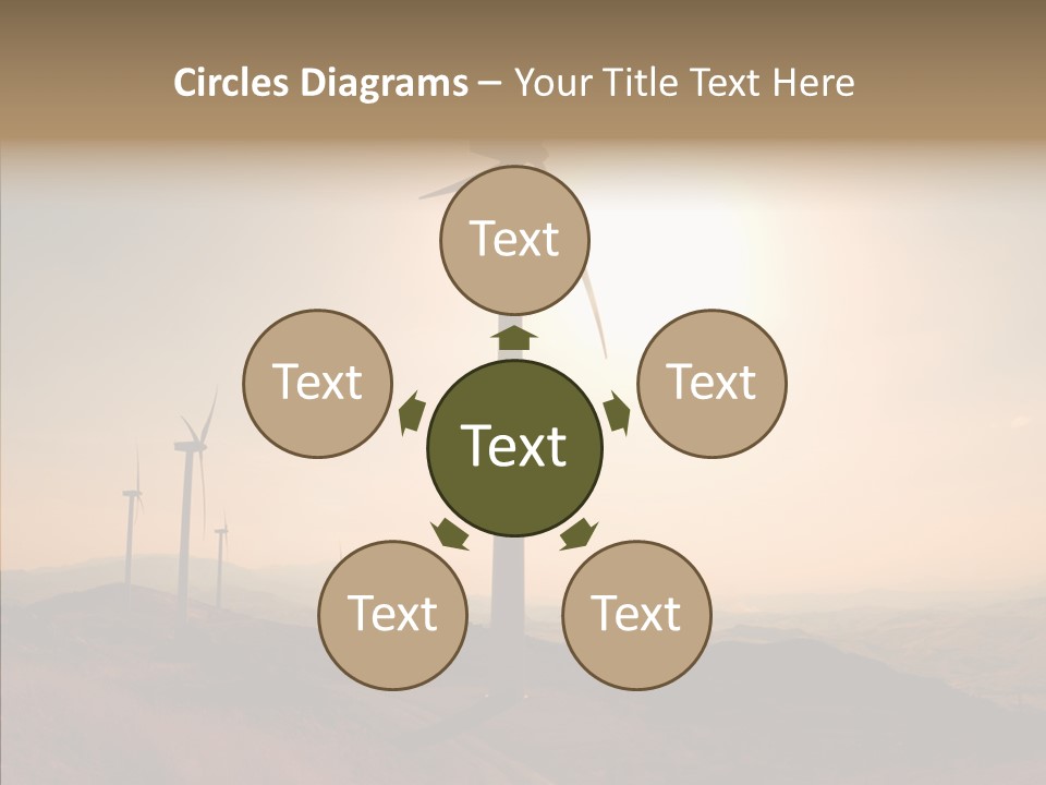 Sustainable Energy Cycle PowerPoint Template