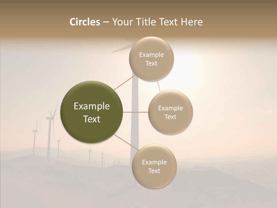Sustainable Energy Cycle PowerPoint Template