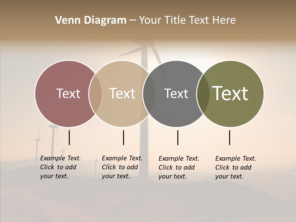 Sustainable Energy Cycle PowerPoint Template