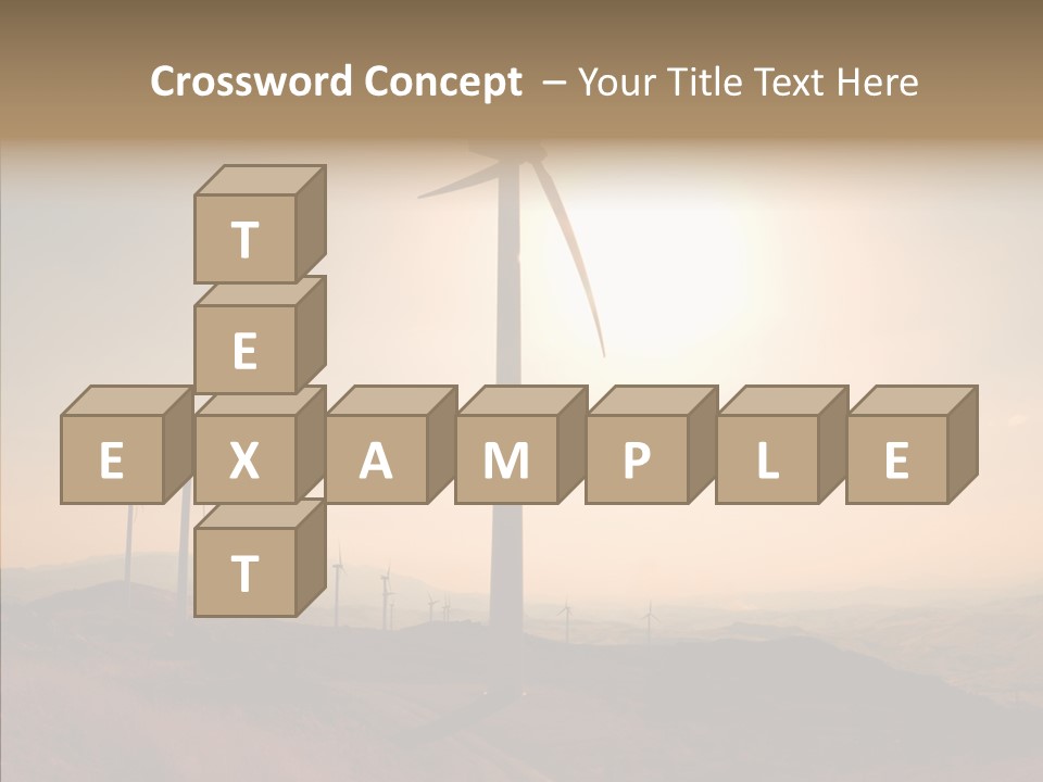 Sustainable Energy Cycle PowerPoint Template