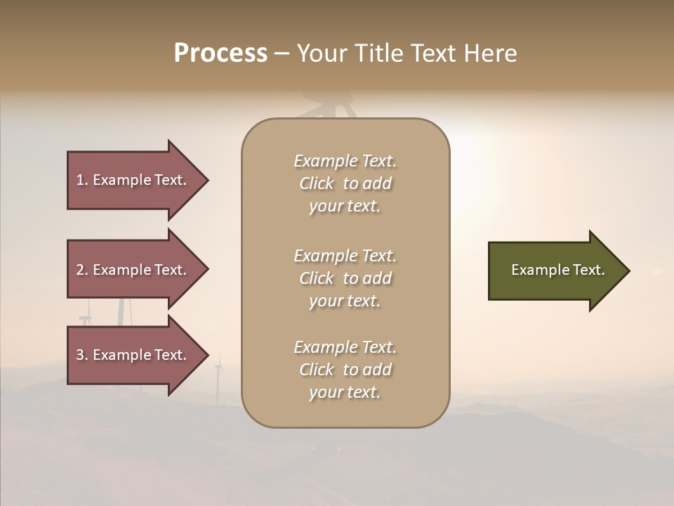 Sustainable Energy Cycle PowerPoint Template