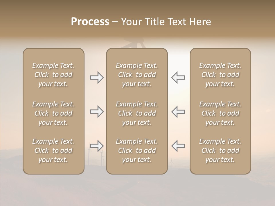 Sustainable Energy Cycle PowerPoint Template
