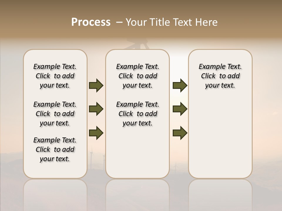 Sustainable Energy Cycle PowerPoint Template