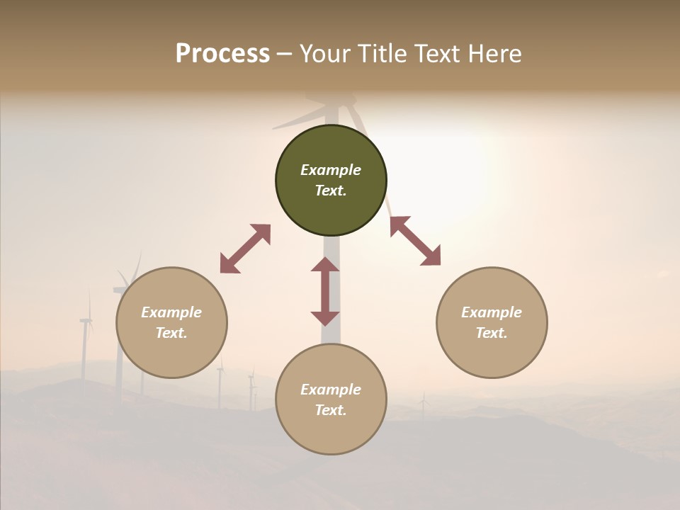Sustainable Energy Cycle PowerPoint Template