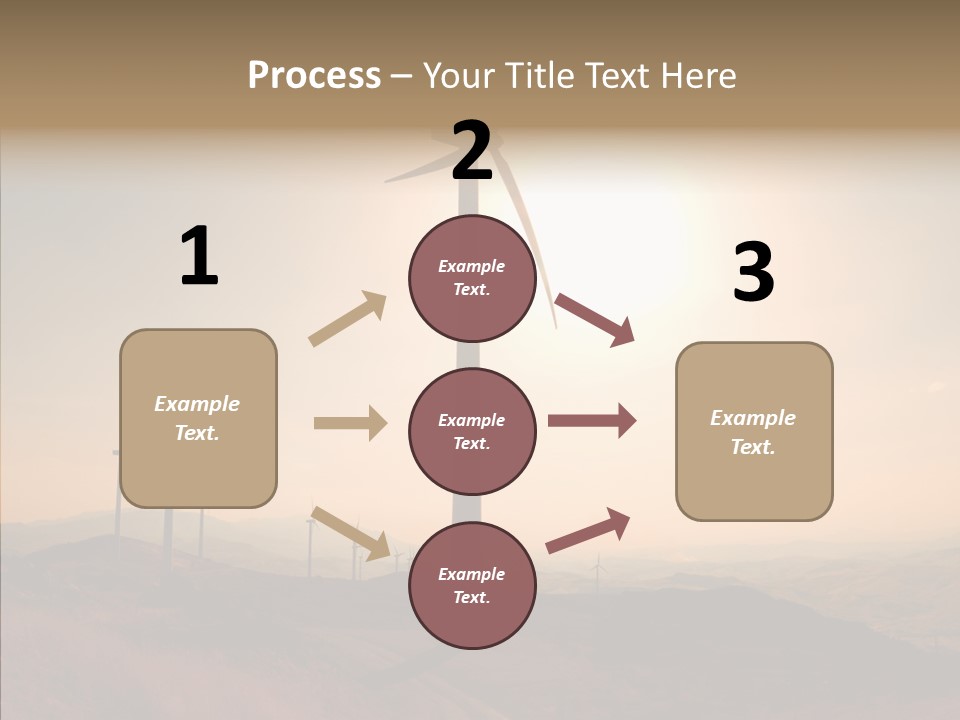Sustainable Energy Cycle PowerPoint Template