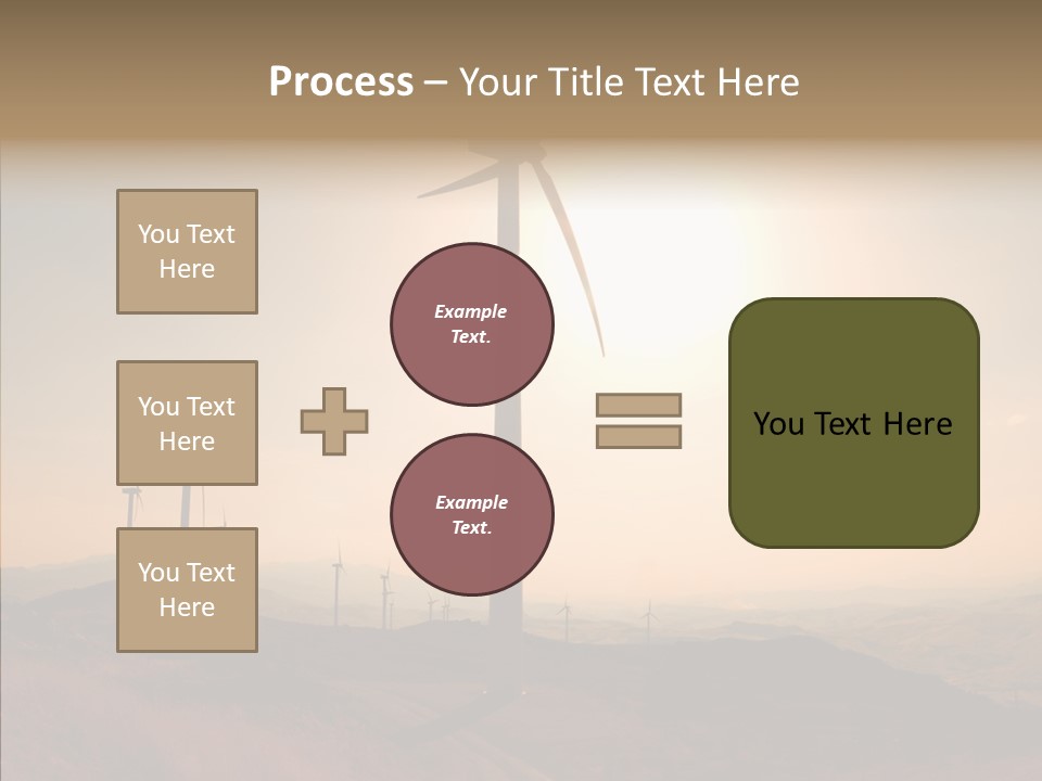 Sustainable Energy Cycle PowerPoint Template