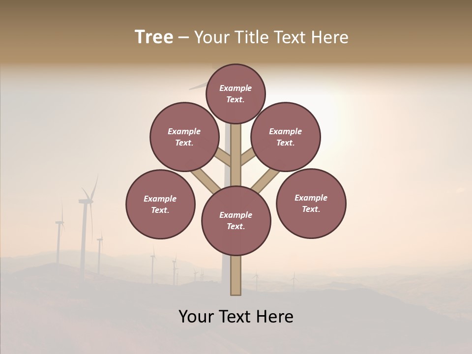 Sustainable Energy Cycle PowerPoint Template