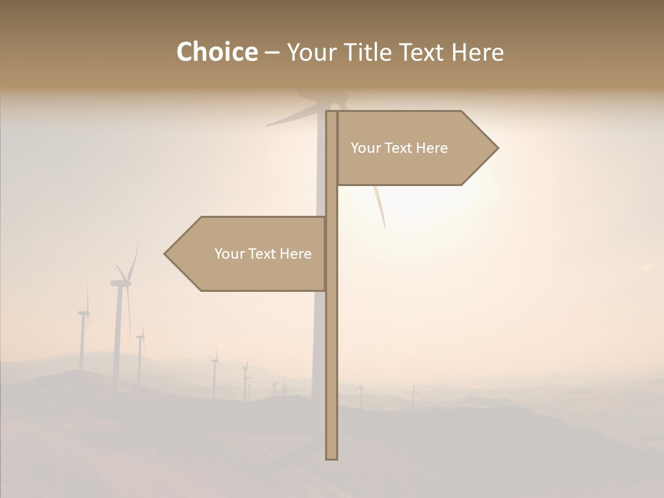 Sustainable Energy Cycle PowerPoint Template