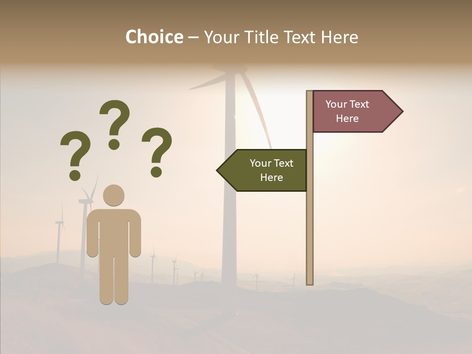 Sustainable Energy Cycle PowerPoint Template