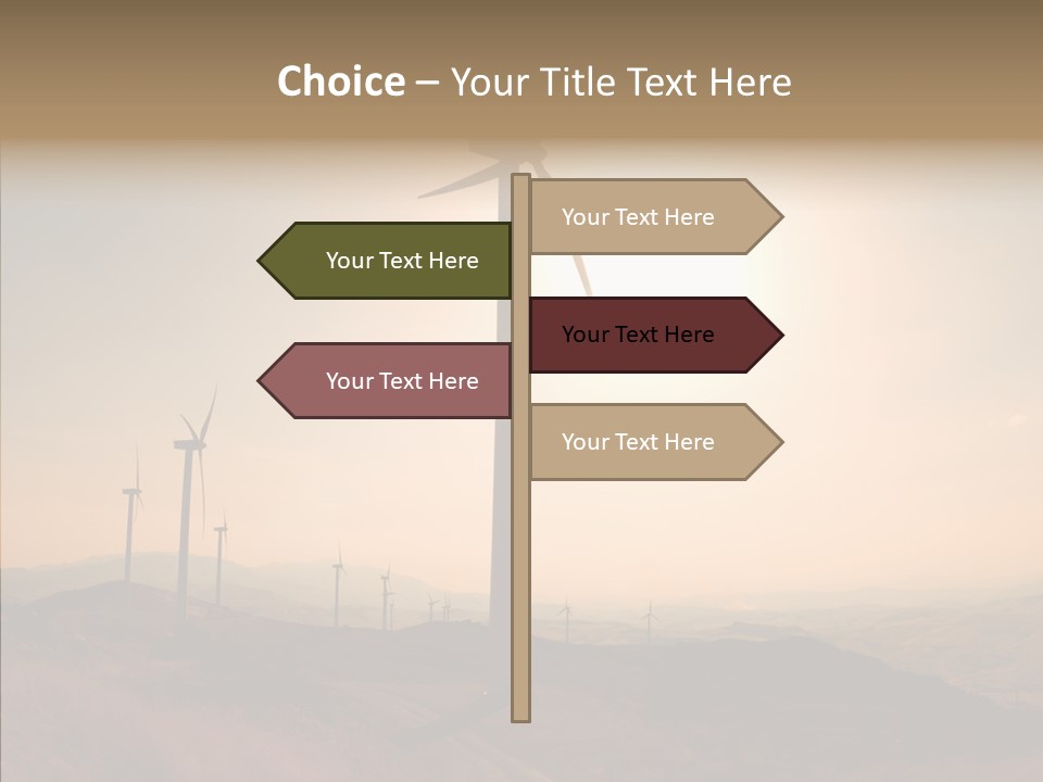 Sustainable Energy Cycle PowerPoint Template