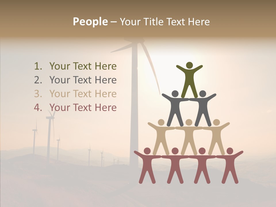 Sustainable Energy Cycle PowerPoint Template