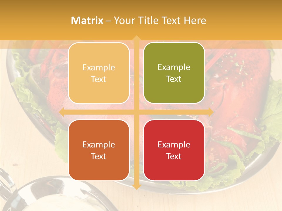 Diet Crab Single PowerPoint Template