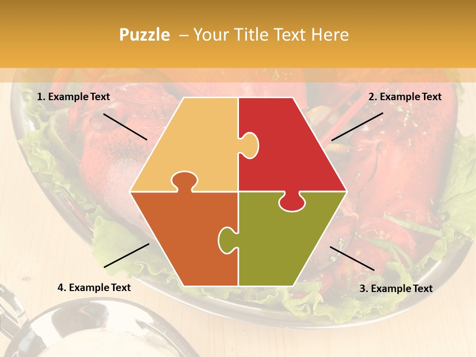 Diet Crab Single PowerPoint Template