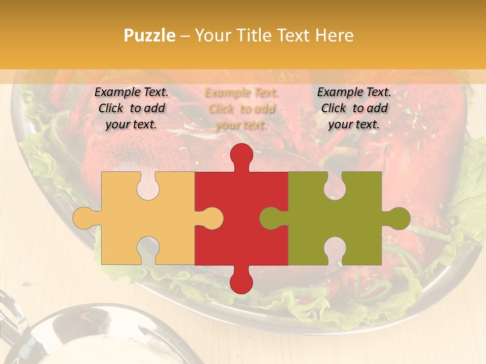 Diet Crab Single PowerPoint Template