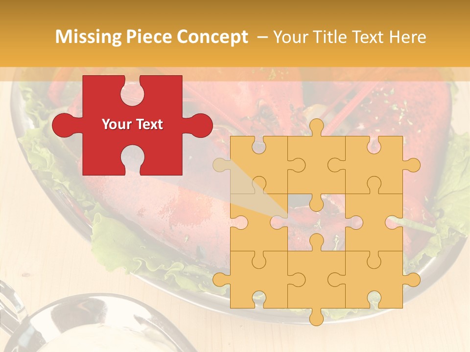 Diet Crab Single PowerPoint Template