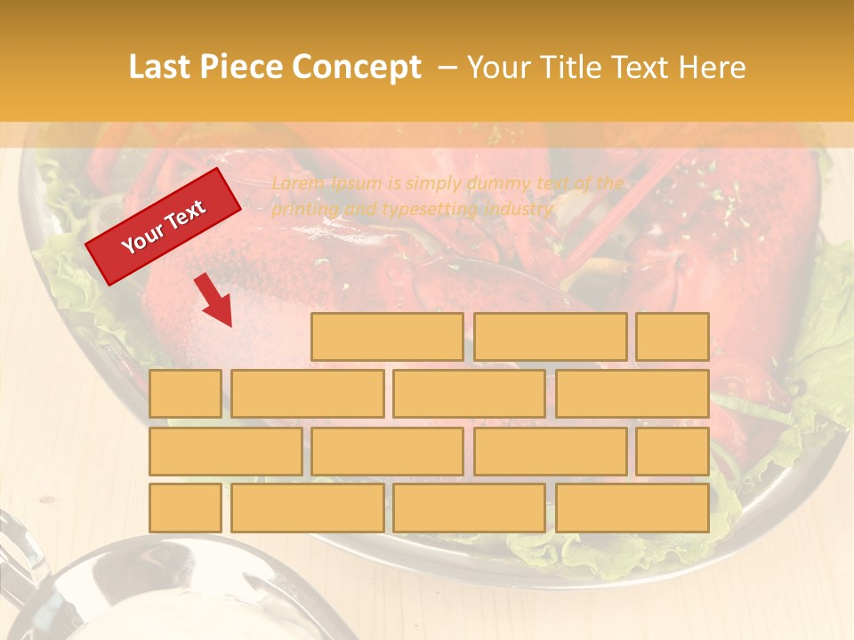 Diet Crab Single PowerPoint Template