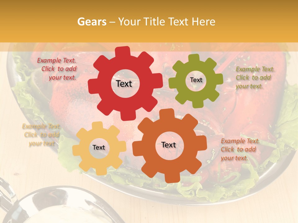 Diet Crab Single PowerPoint Template