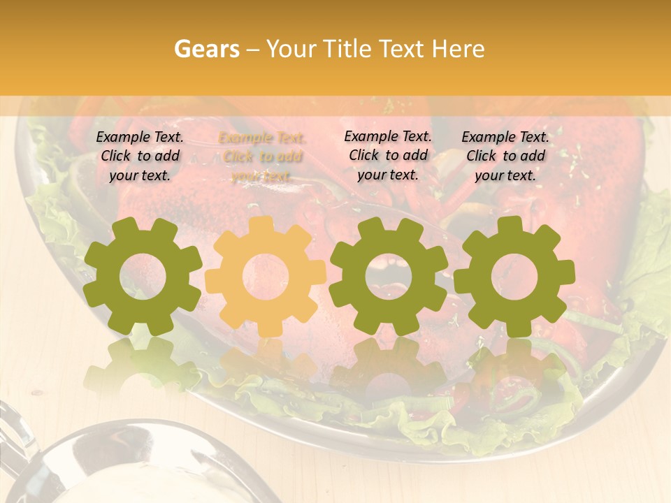 Diet Crab Single PowerPoint Template