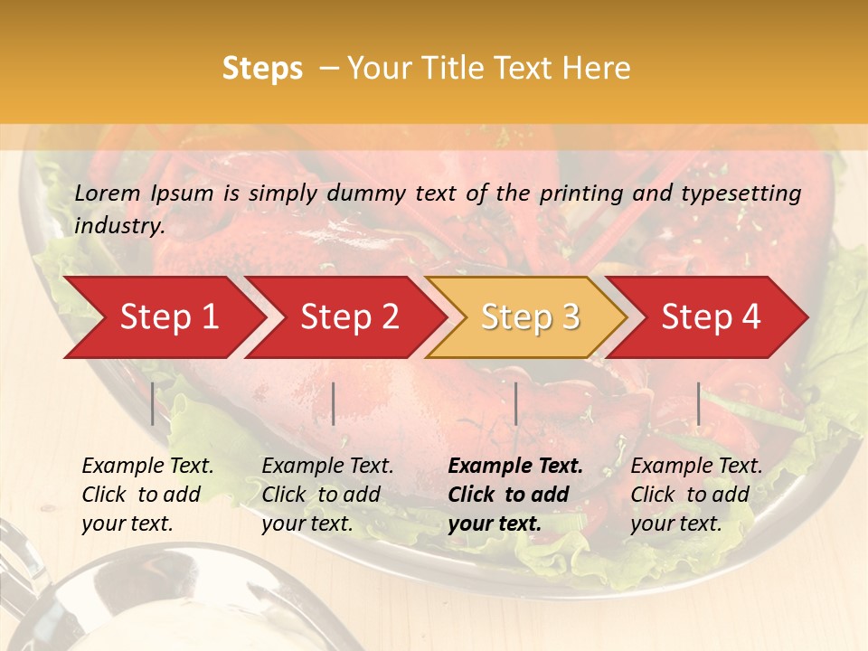 Diet Crab Single PowerPoint Template