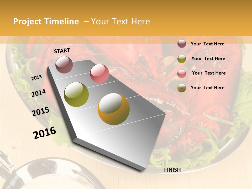 Diet Crab Single PowerPoint Template