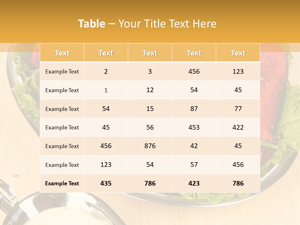 Diet Crab Single PowerPoint Template