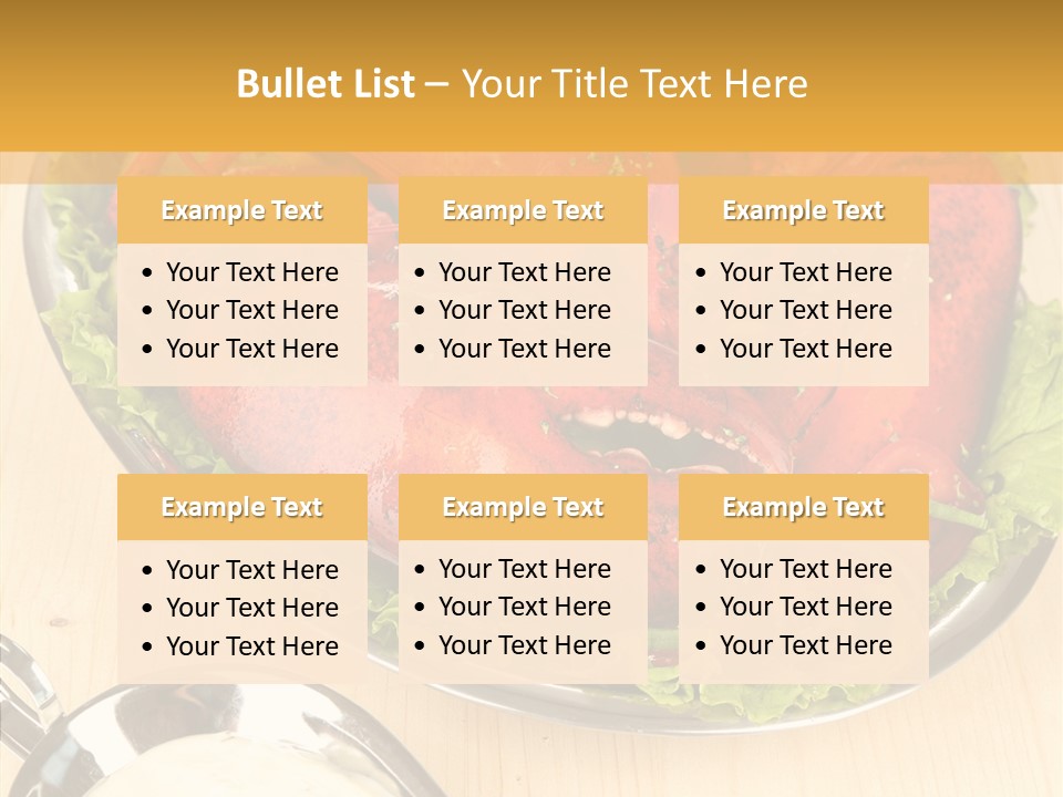 Diet Crab Single PowerPoint Template