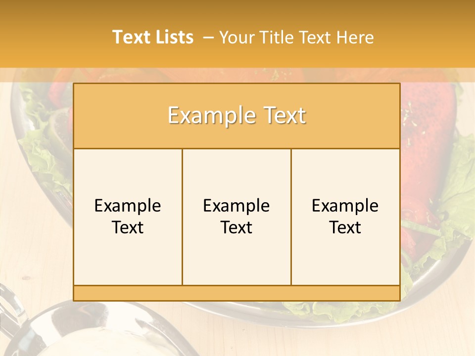 Diet Crab Single PowerPoint Template