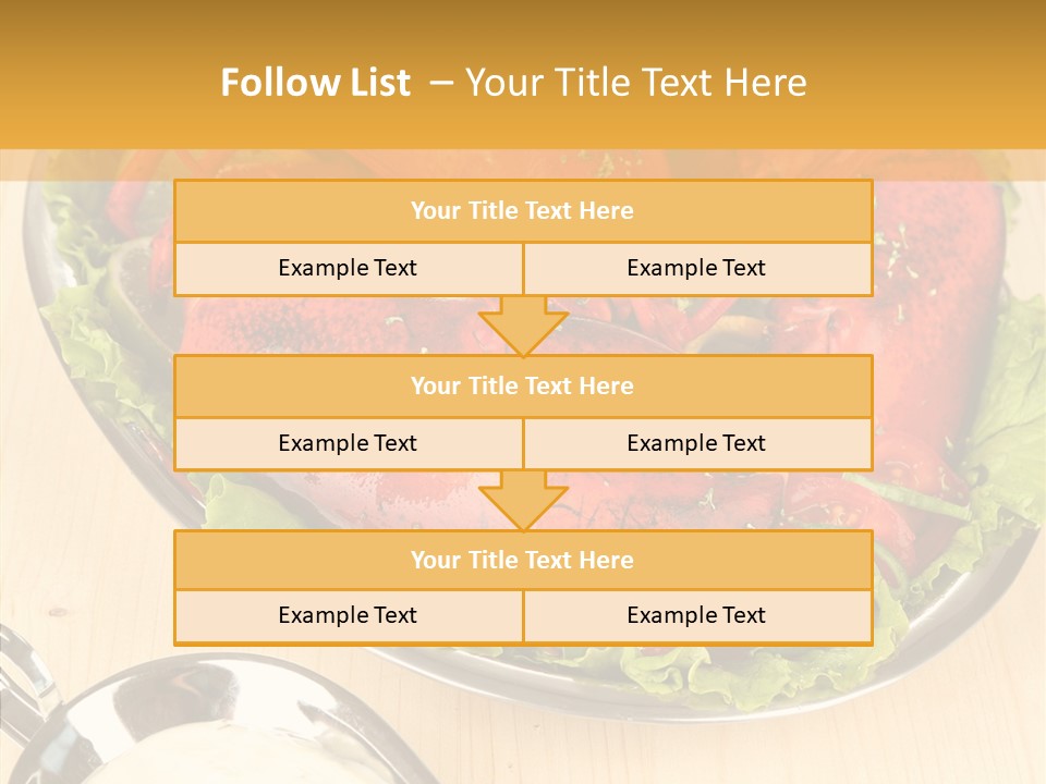 Diet Crab Single PowerPoint Template
