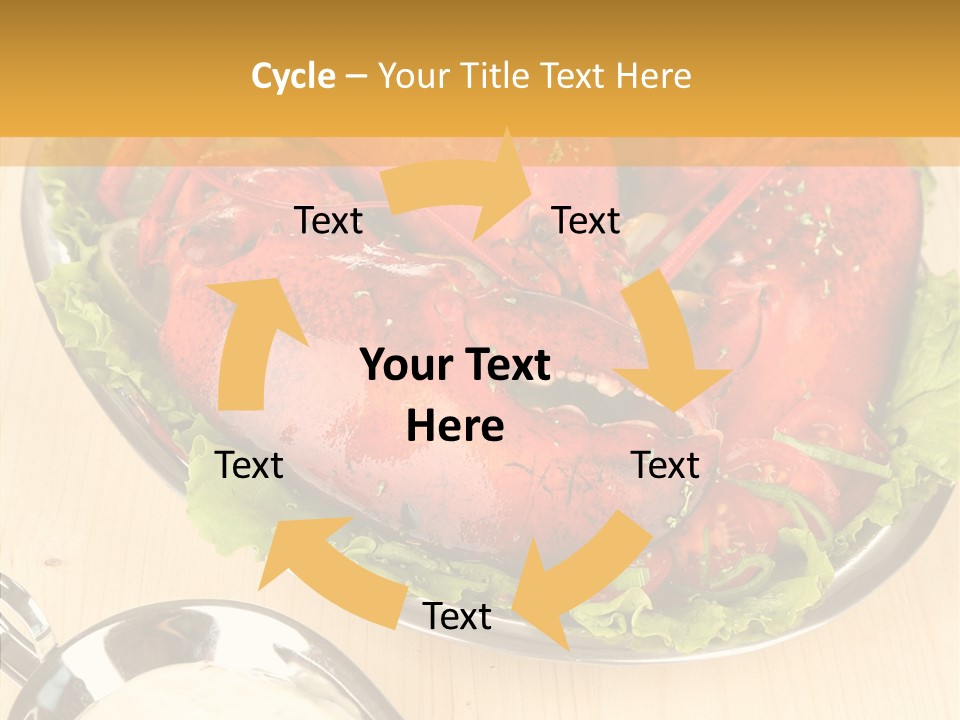 Diet Crab Single PowerPoint Template