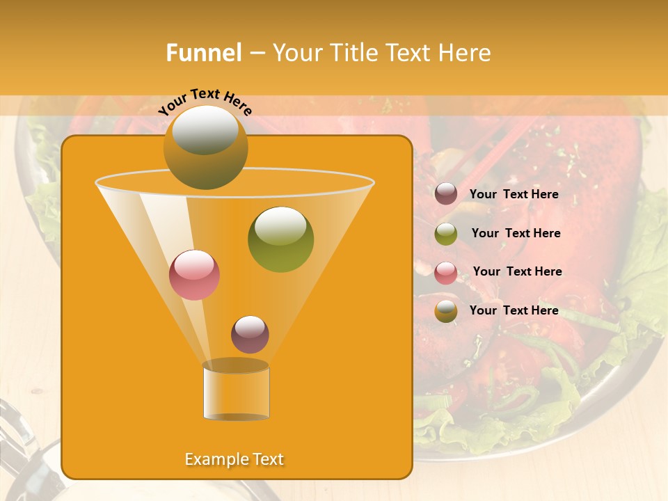 Diet Crab Single PowerPoint Template