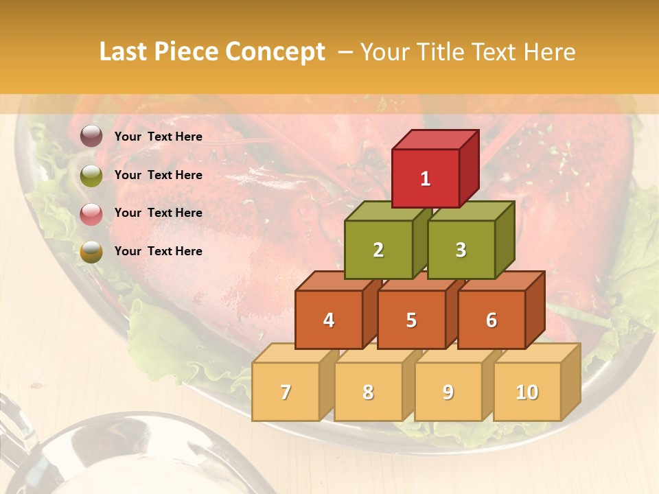 Diet Crab Single PowerPoint Template