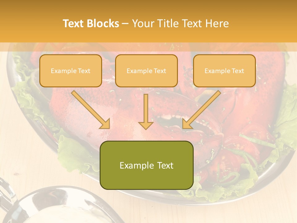Diet Crab Single PowerPoint Template