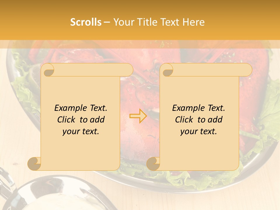 Diet Crab Single PowerPoint Template