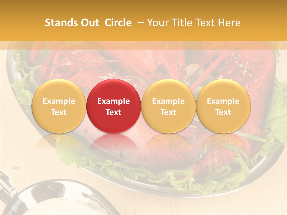 Diet Crab Single PowerPoint Template