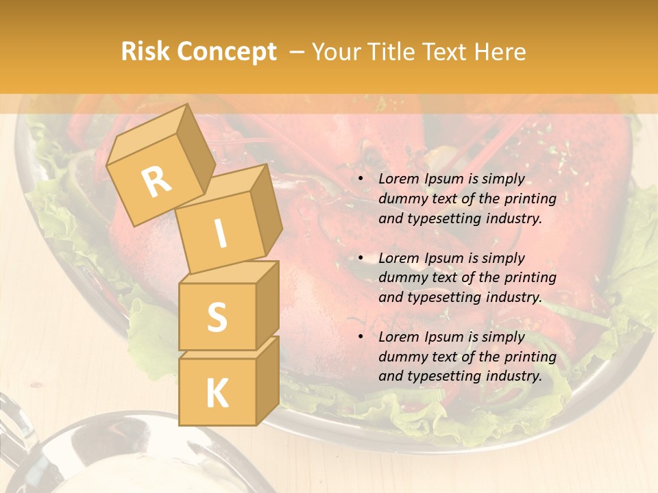 Diet Crab Single PowerPoint Template