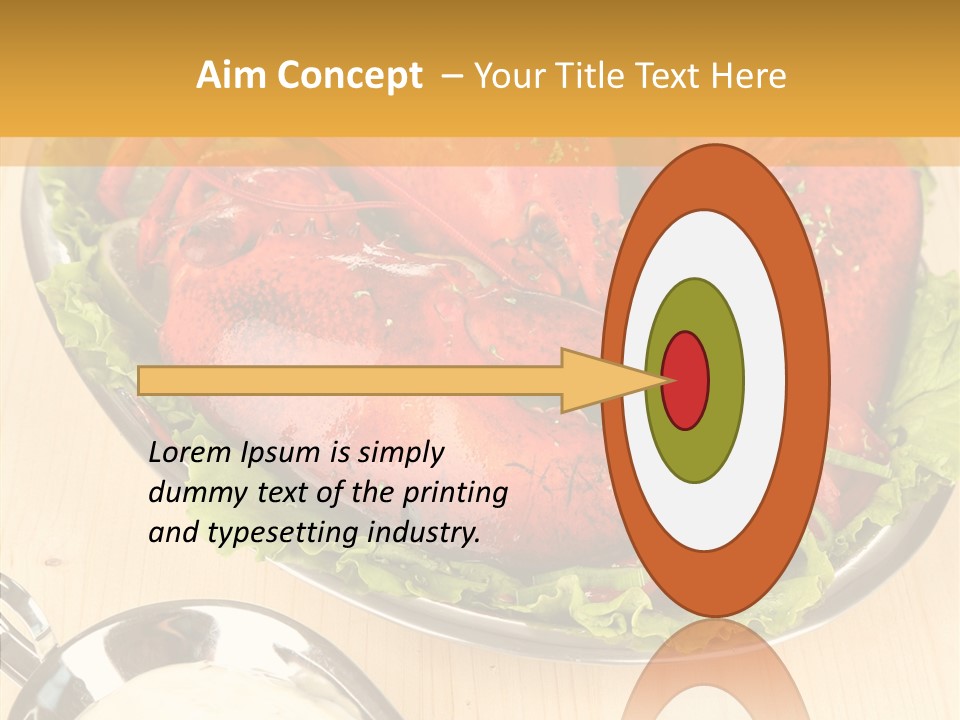 Diet Crab Single PowerPoint Template