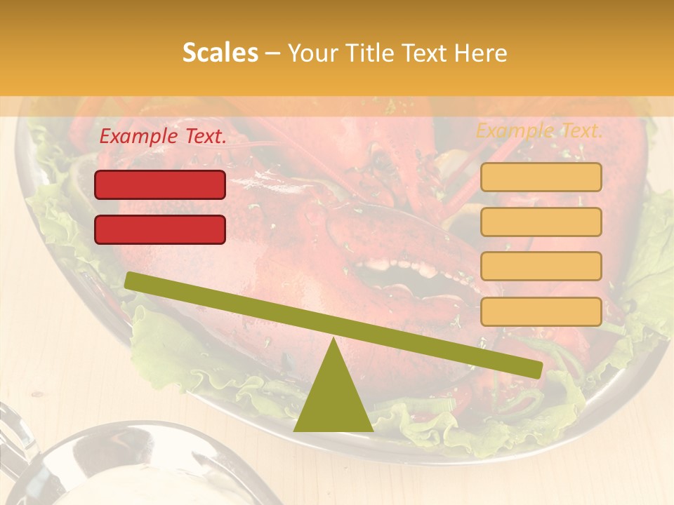 Diet Crab Single PowerPoint Template