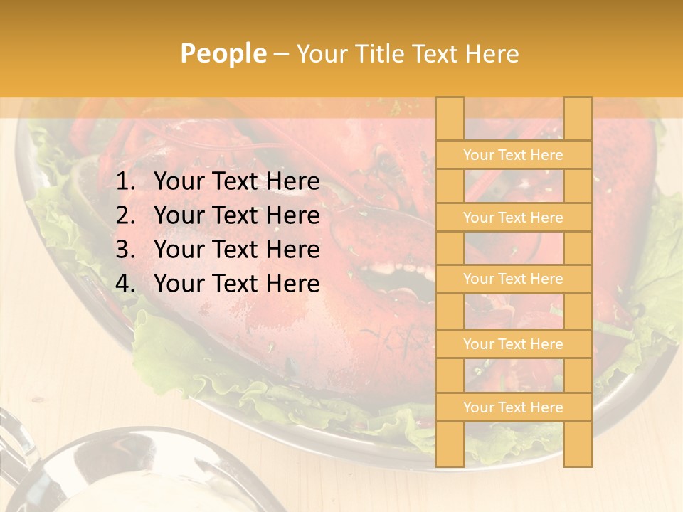 Diet Crab Single PowerPoint Template