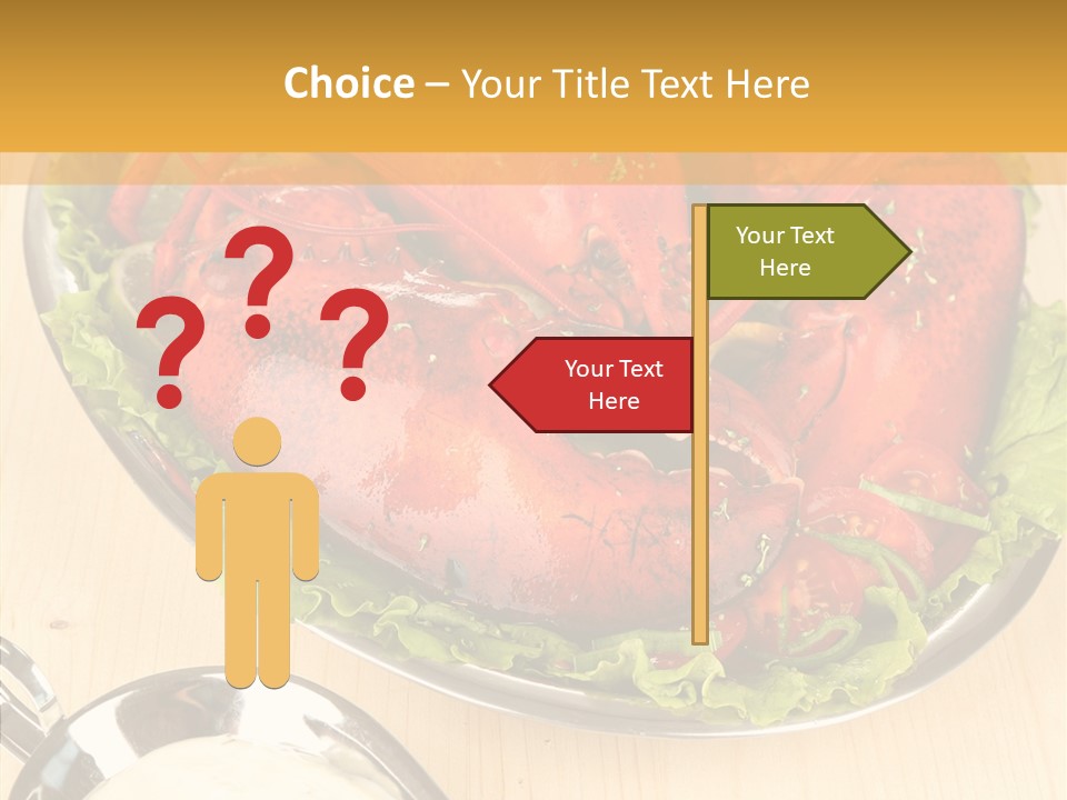 Diet Crab Single PowerPoint Template