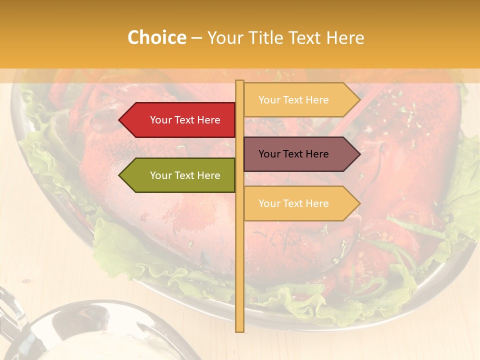 Diet Crab Single PowerPoint Template