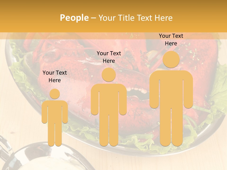 Diet Crab Single PowerPoint Template