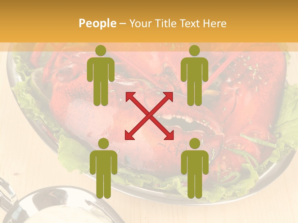 Diet Crab Single PowerPoint Template